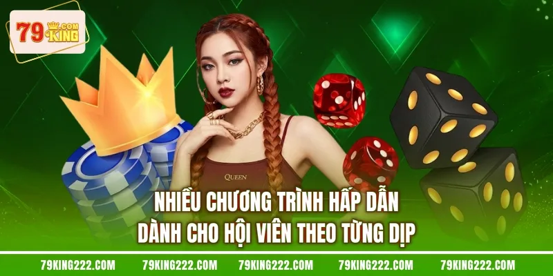 Nhiều chương trình hấp dẫn dành cho hội viên theo từng dịp