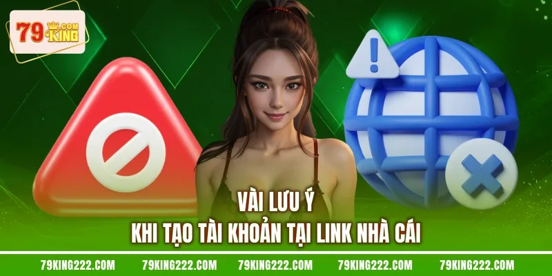 Vài lưu ý khi tạo tài khoản tại link nhà cái